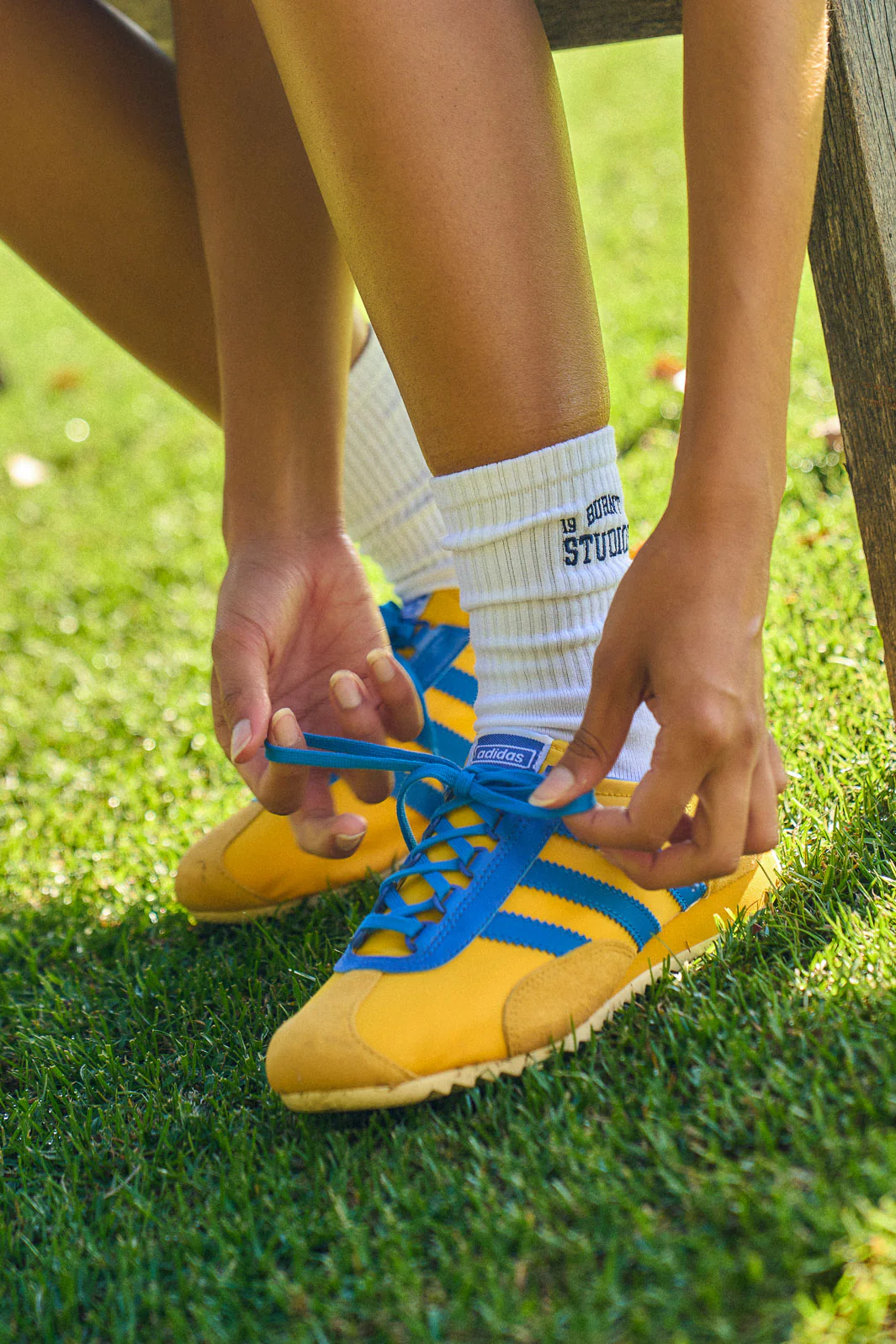 1978 Crew Socks - White & Navy - Image 4
