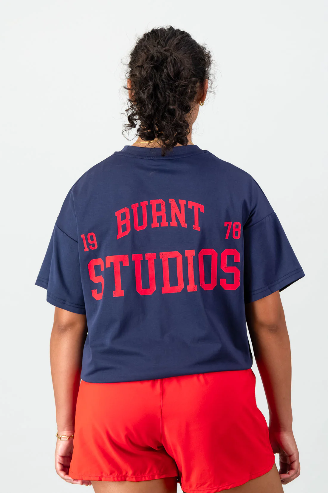 Academy Oversized Tee - Navy - Image 3
