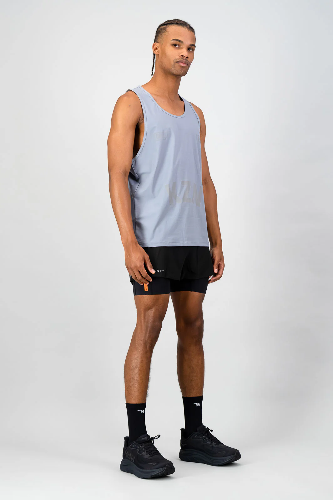 AeroFlow KZN Men's Race Tank - Grey - Image 6