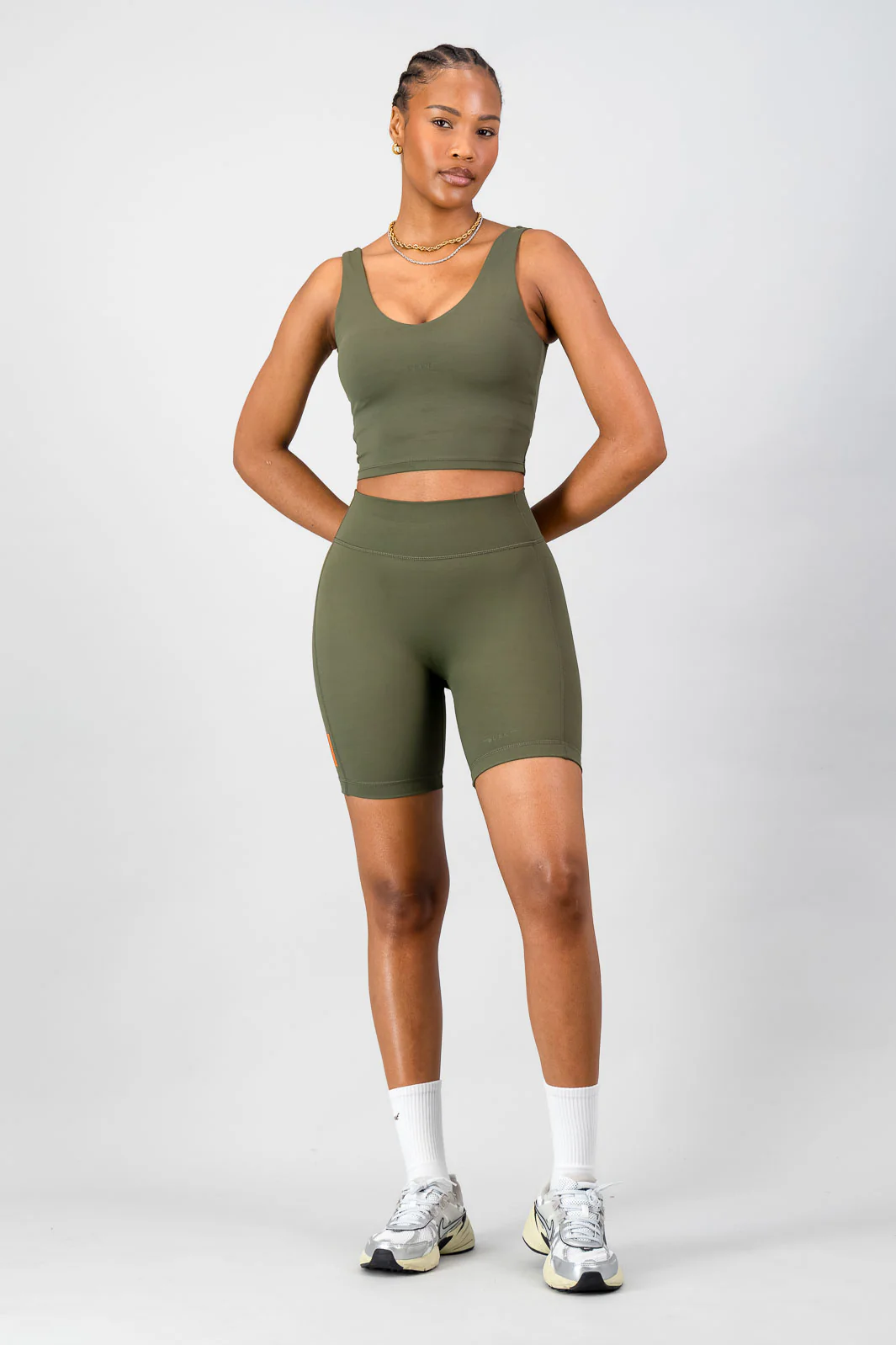 Ava Short - Olive - Image 10