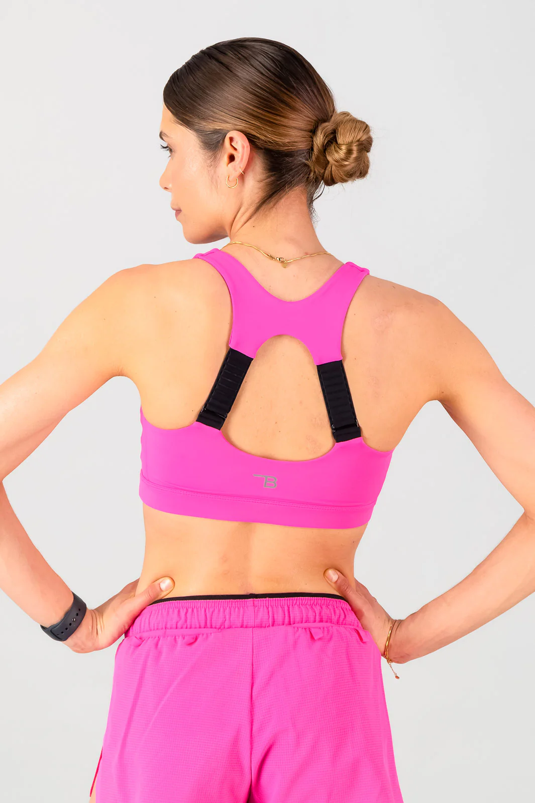 Brace Pro Sports Bra - Electric Pink - Image 2