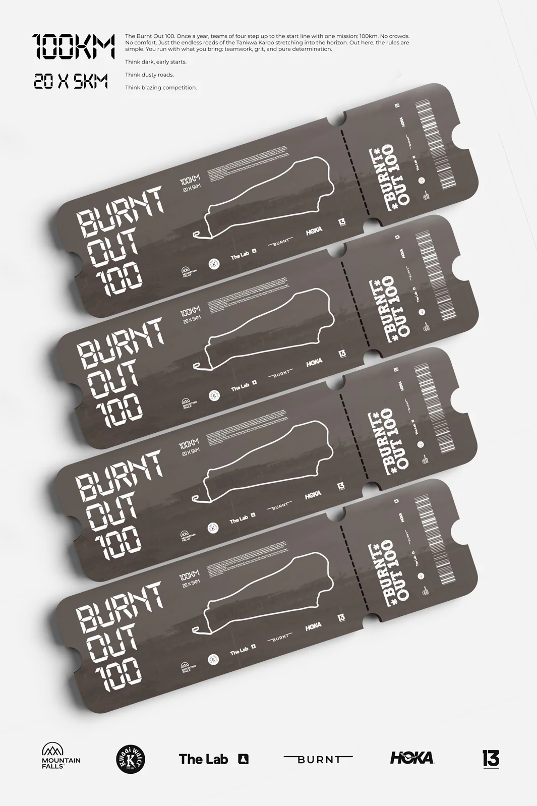 BURNT OUT 100 | TEAM TICKET