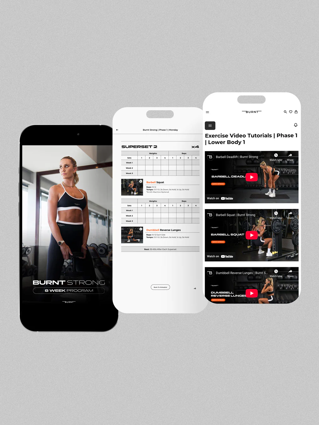 Burnt Strong | Women's 8 Week Gym Program - Image 2