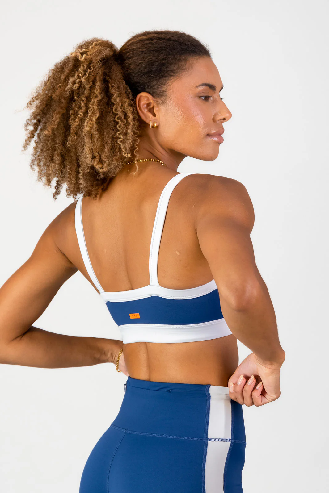 Burnt x You Sports Bra - Navy - Image 2