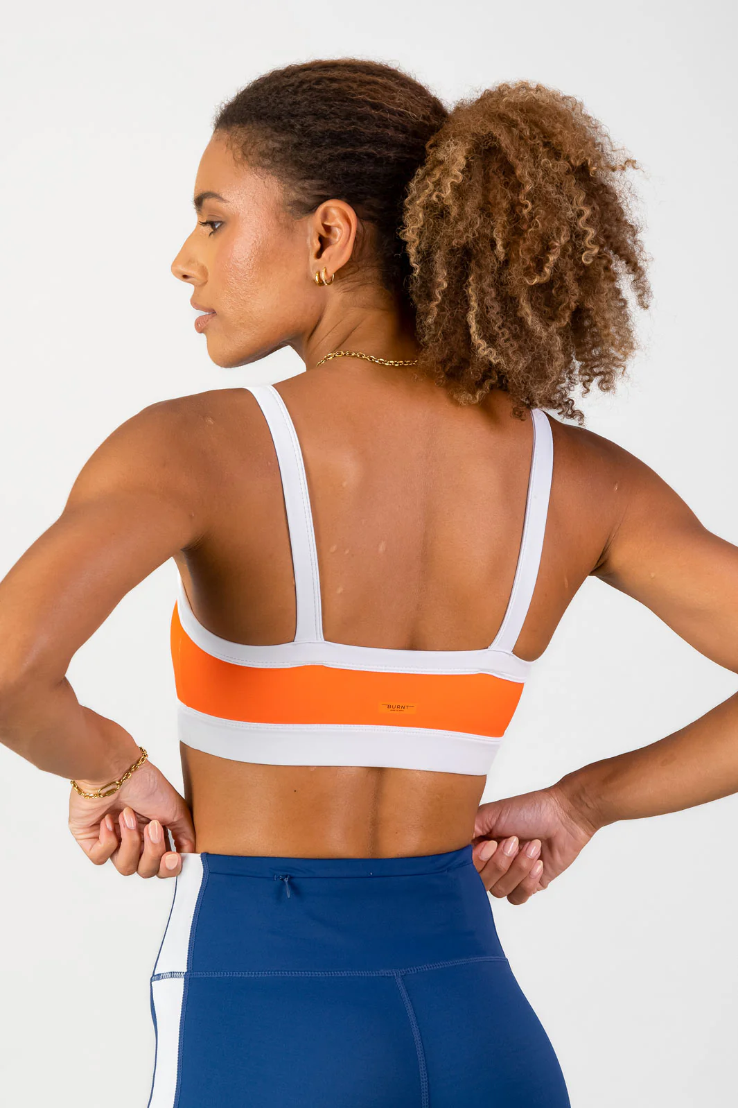 Burnt x You Sports Bra - Orange - Image 3