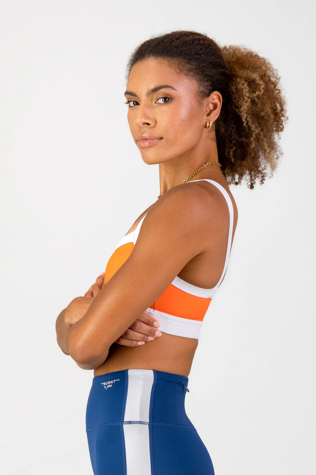 Burnt x You Sports Bra - Orange - Image 4