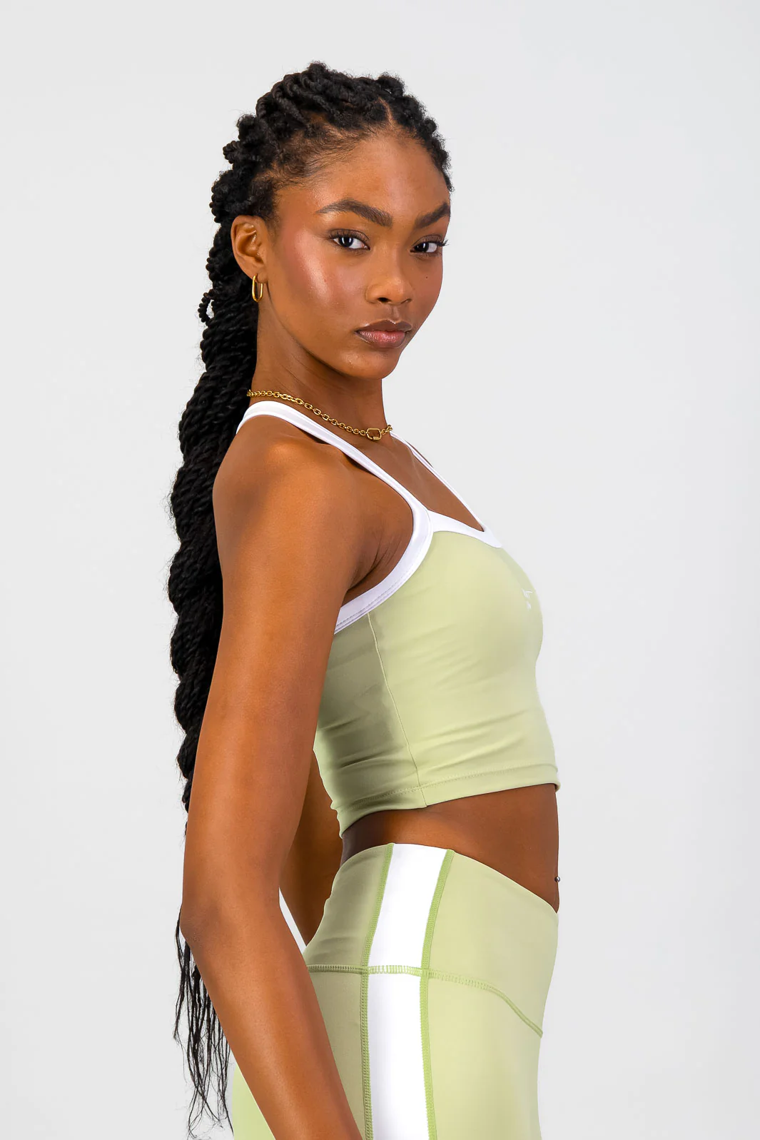 Burnt x You Supportive Tank - Aloe - Image 3