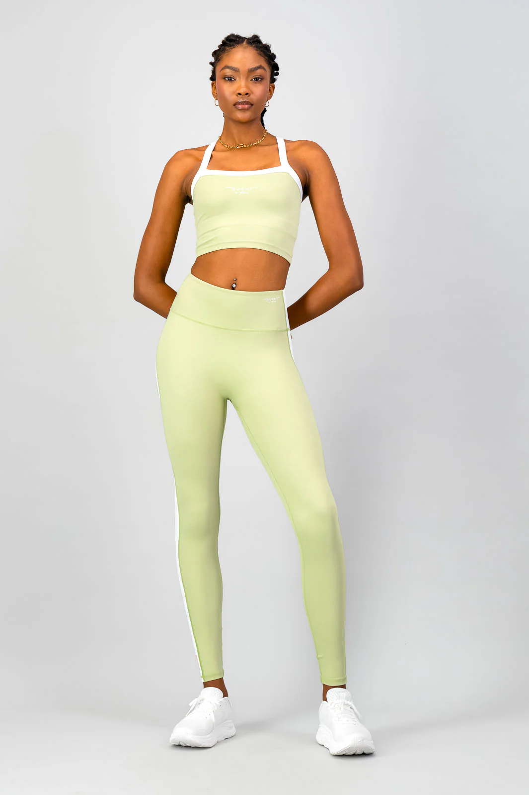 Burnt x You Supportive Tank - Aloe - Image 5