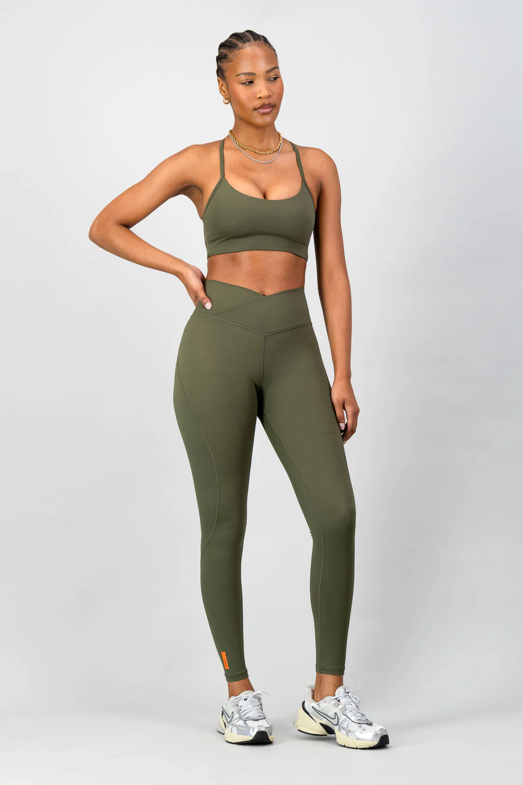 Contour Legging - Olive - Image 5