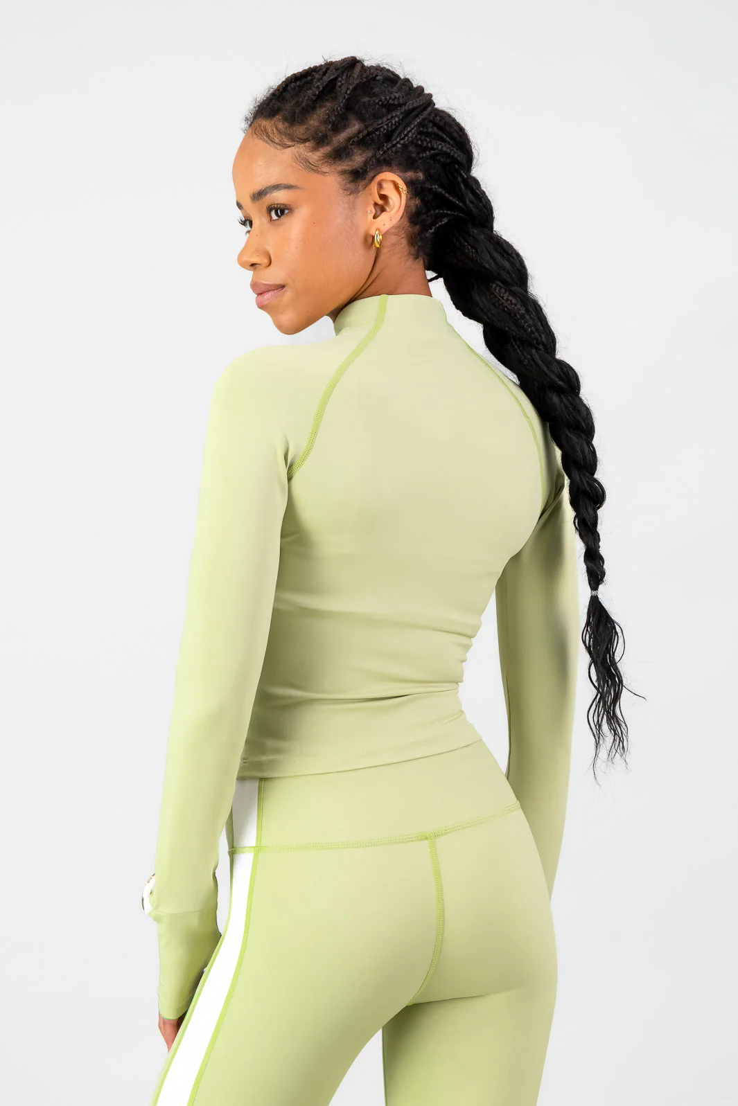 Tempo 1/4 Zip - Aloe - Image 2