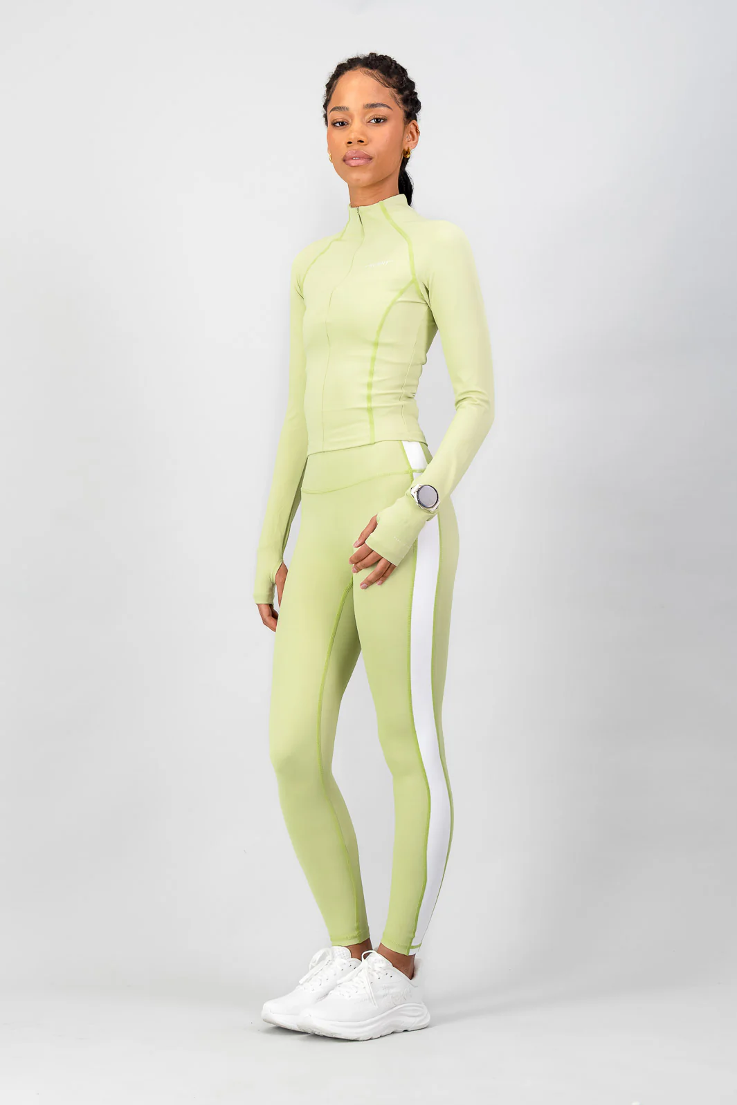 Tempo 1/4 Zip - Aloe - Image 5
