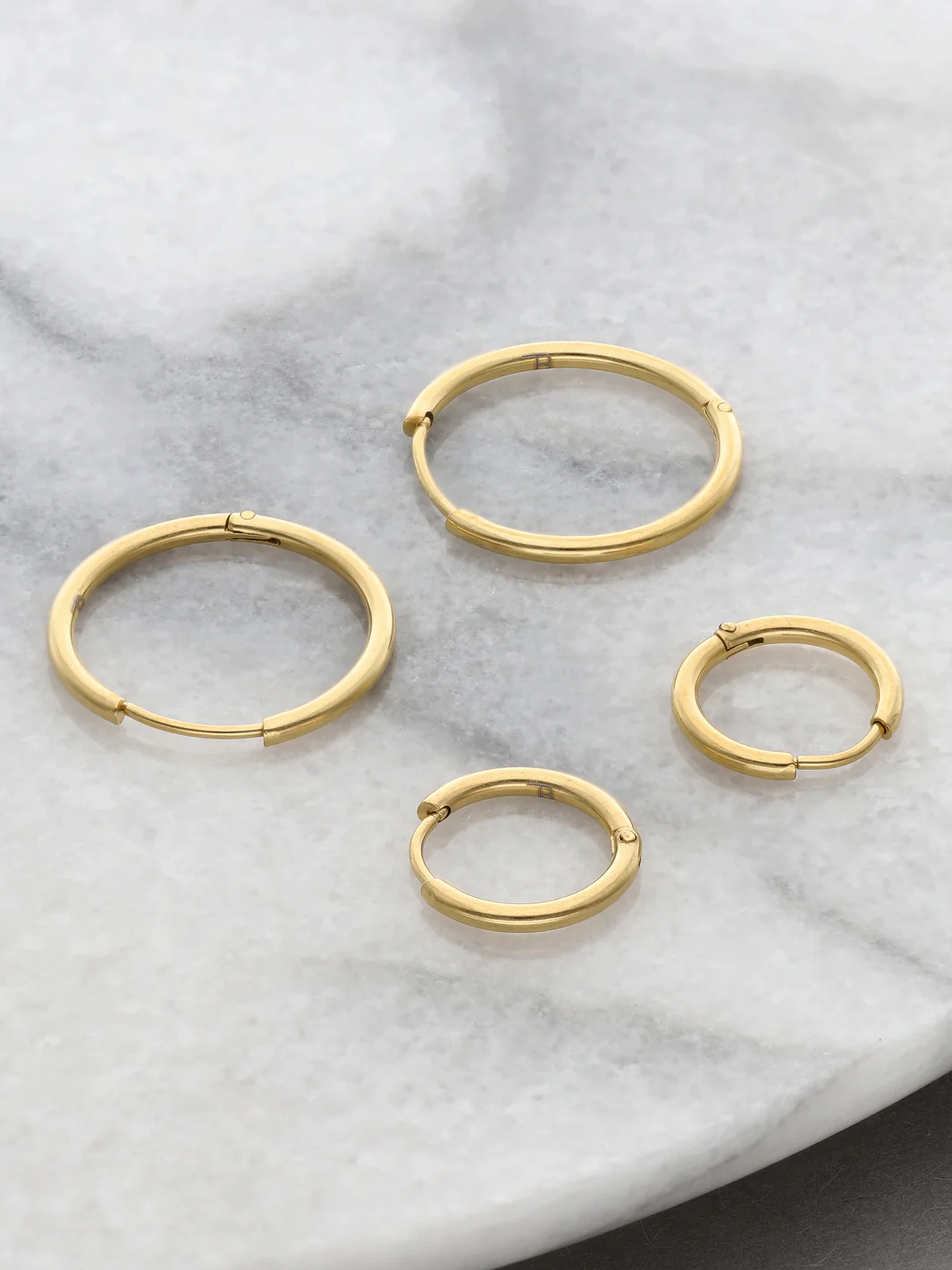 Fine Hoop Earrings - Image 3