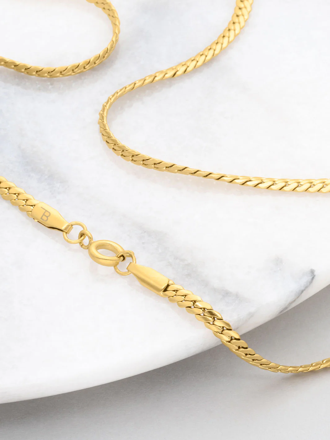 Fine Strand Chain Necklace - Image 4