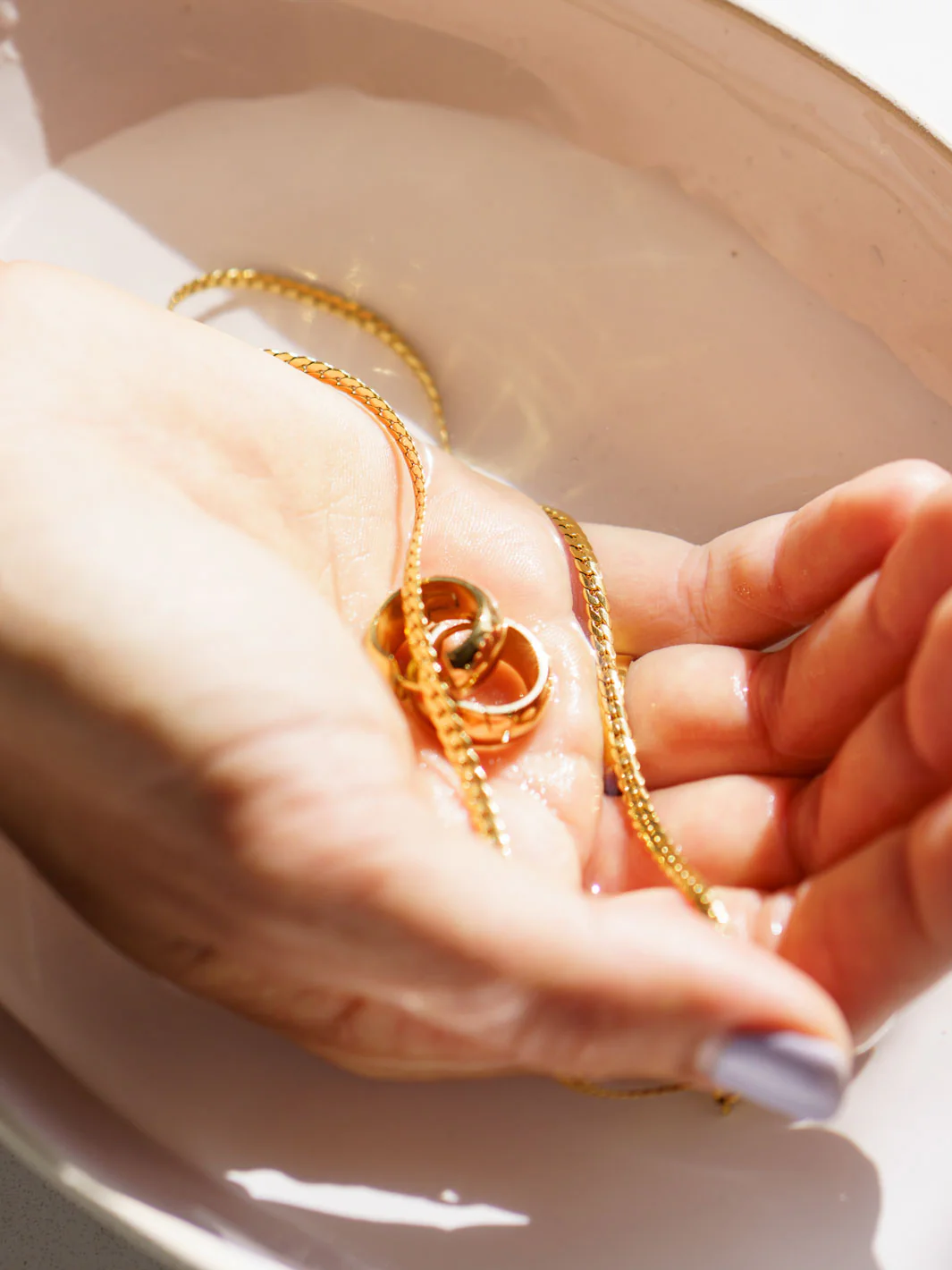 Fine Strand Chain Necklace - Image 5
