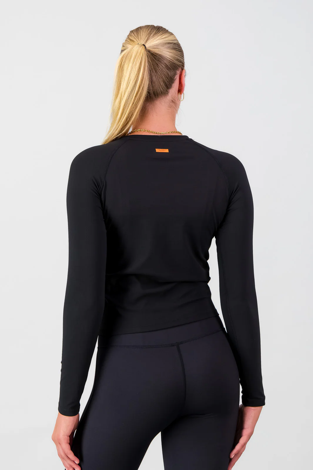 Fitted Long Sleeve - Black - Image 3