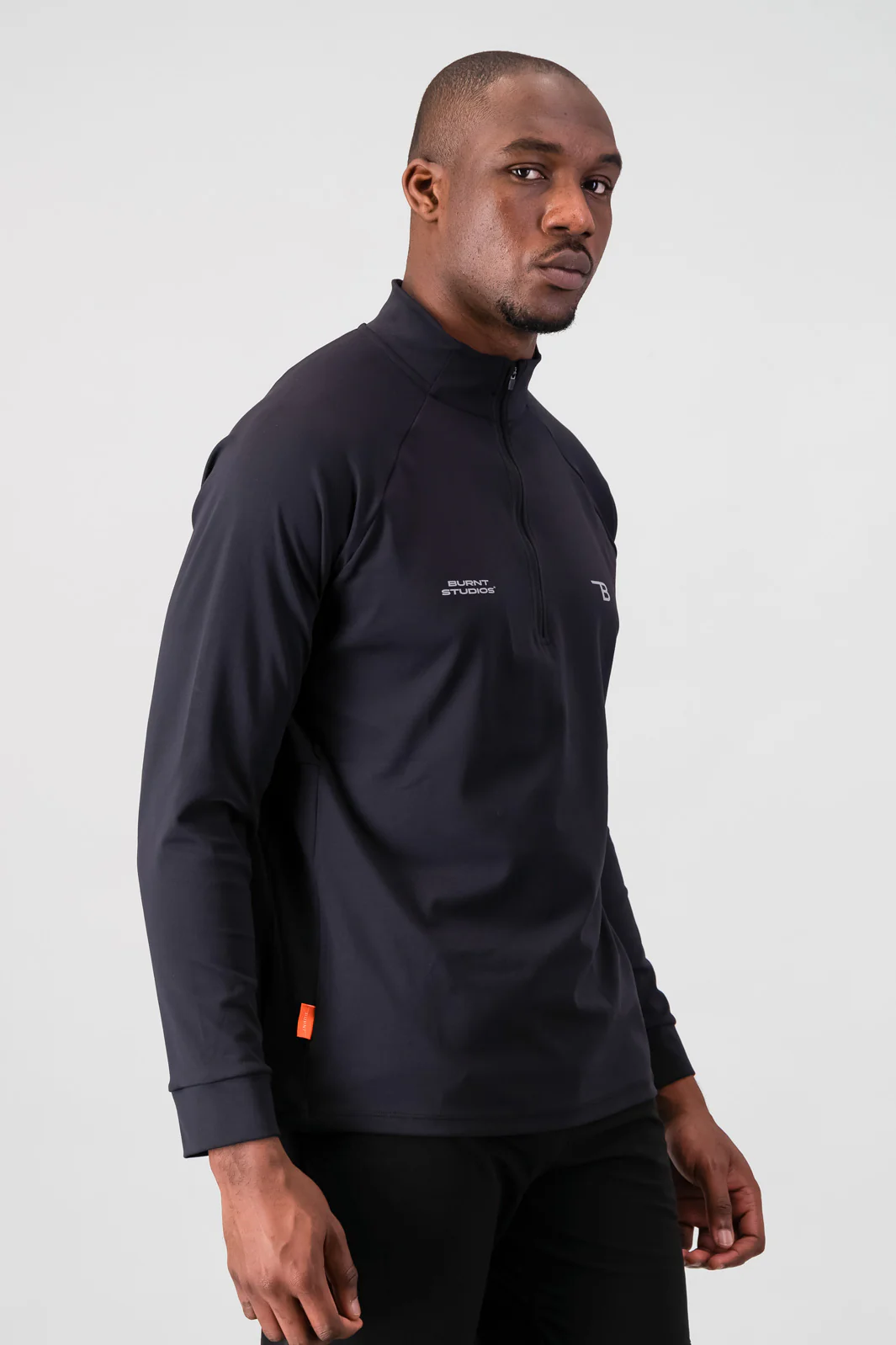 Fundamental 1/4 Zip - Black - Image 4