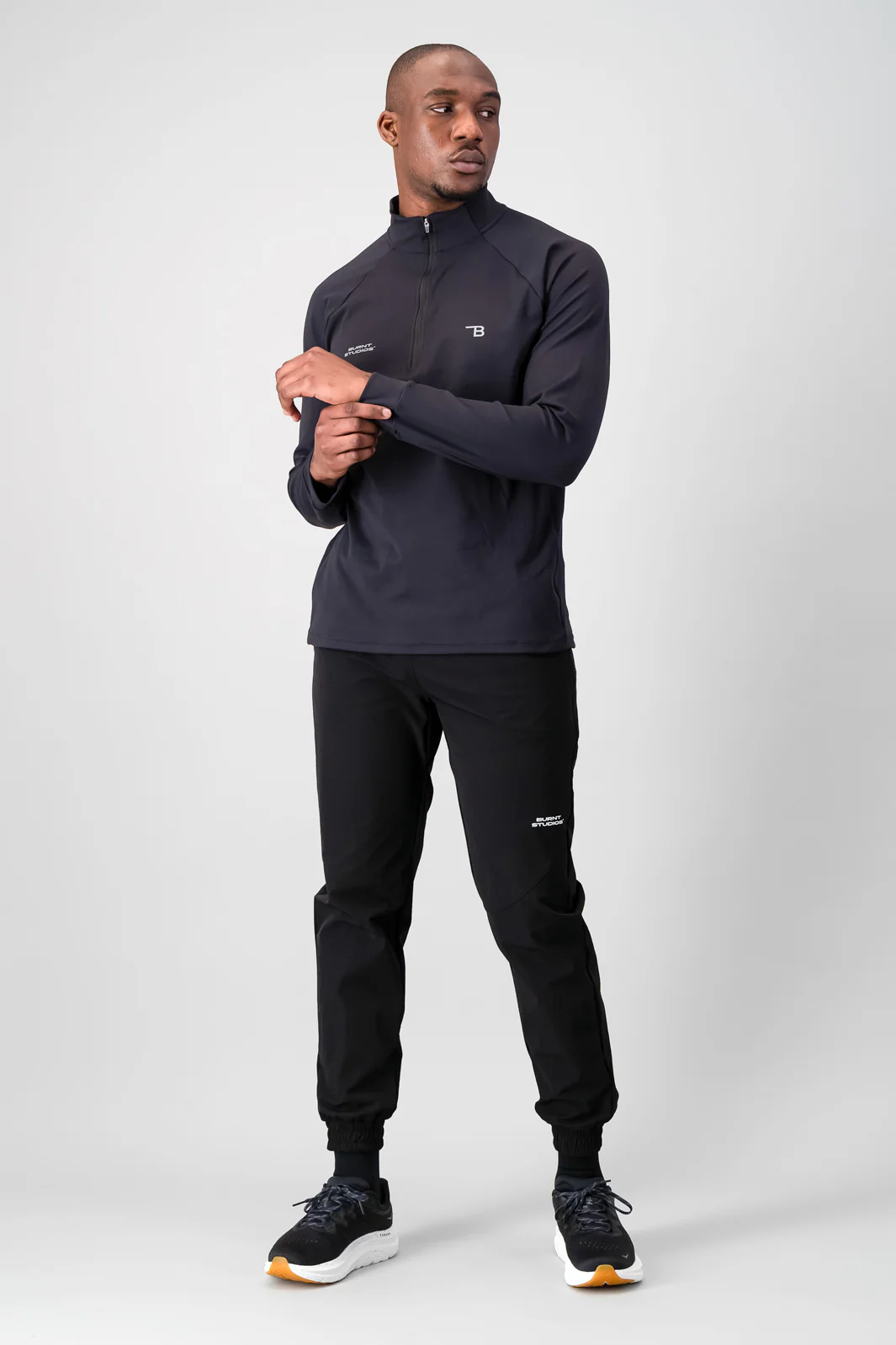 Fundamental 1/4 Zip - Black - Image 5