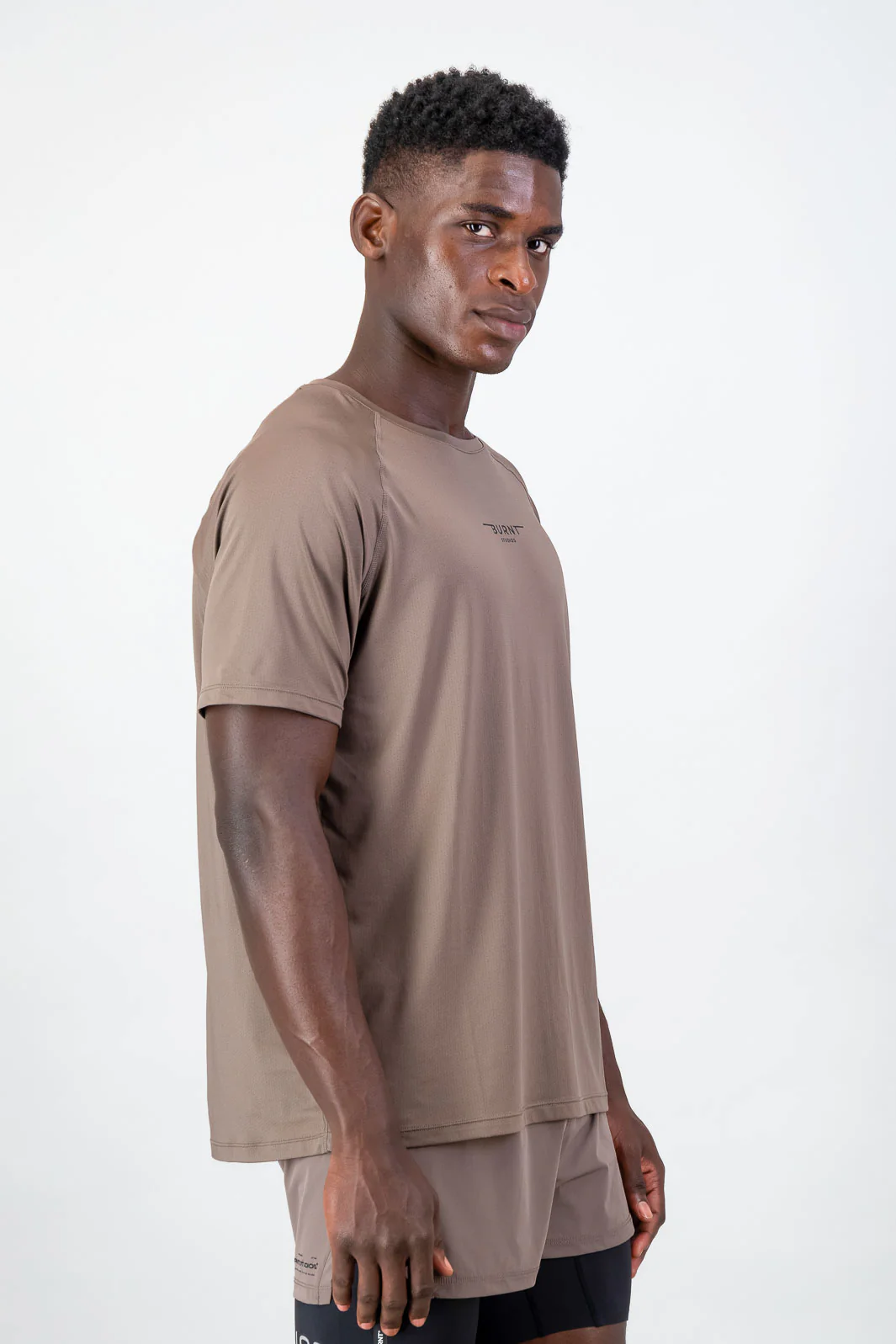 Active Tee - Brown - Image 4