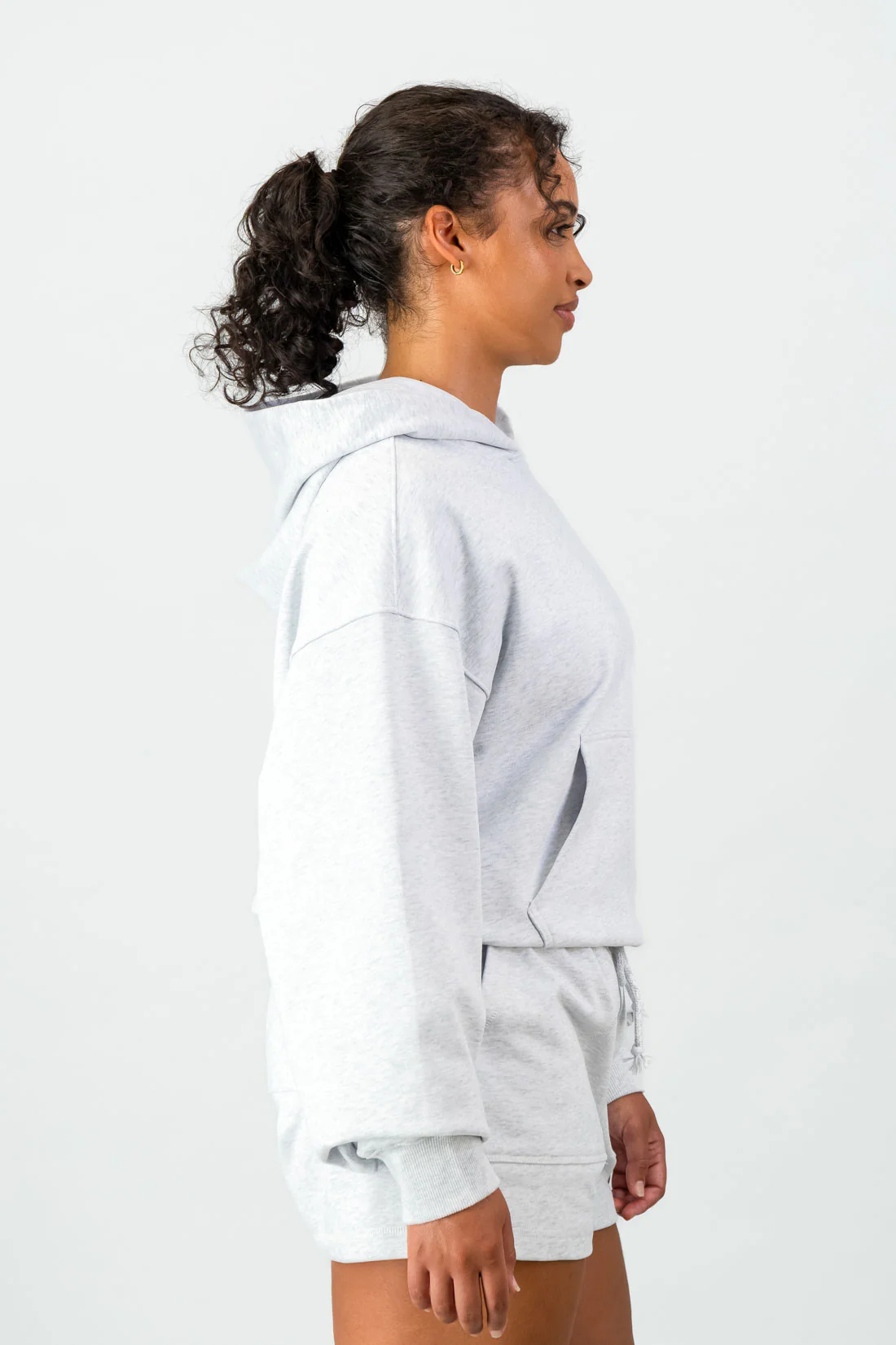 Legacy Hoodie - Grey Melange - Image 3