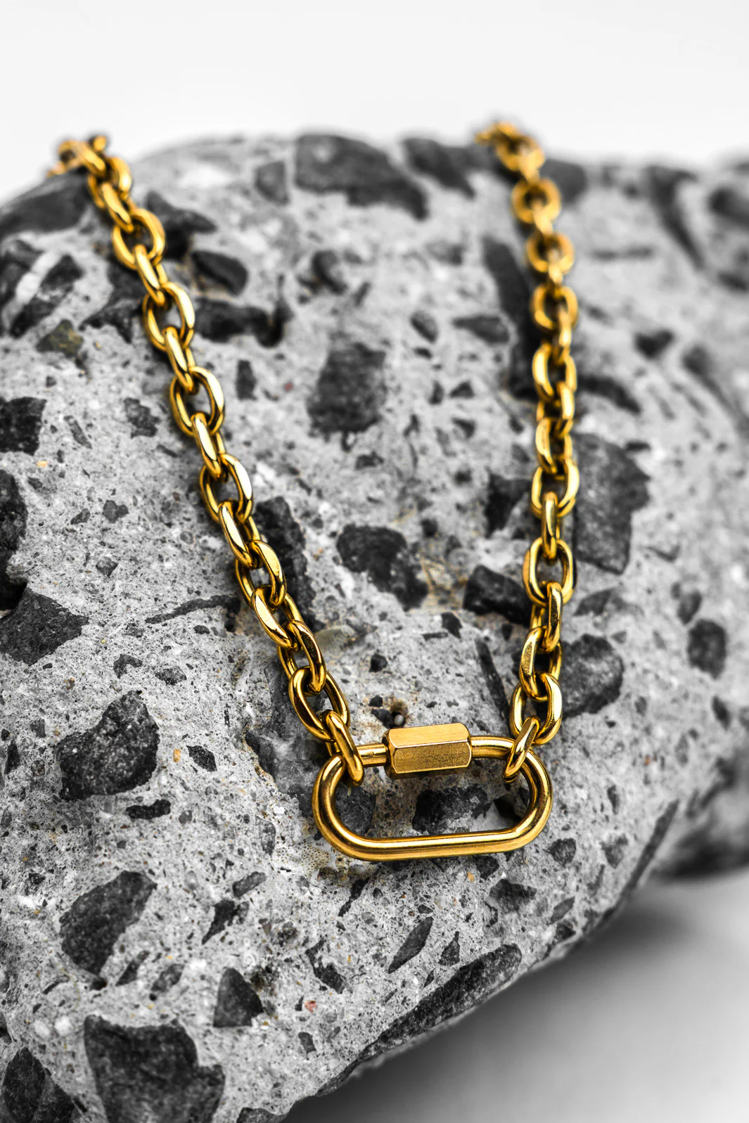 Lock Chain Necklace - Image 2