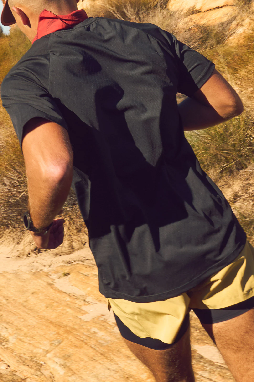 Men's Peak Active Tee - Black - Image 7