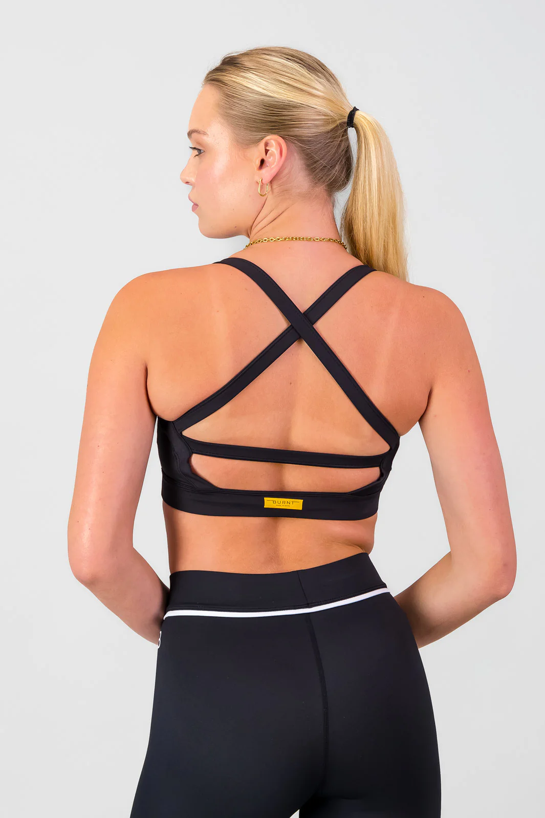 Milan Sports Bra - Black - Image 3