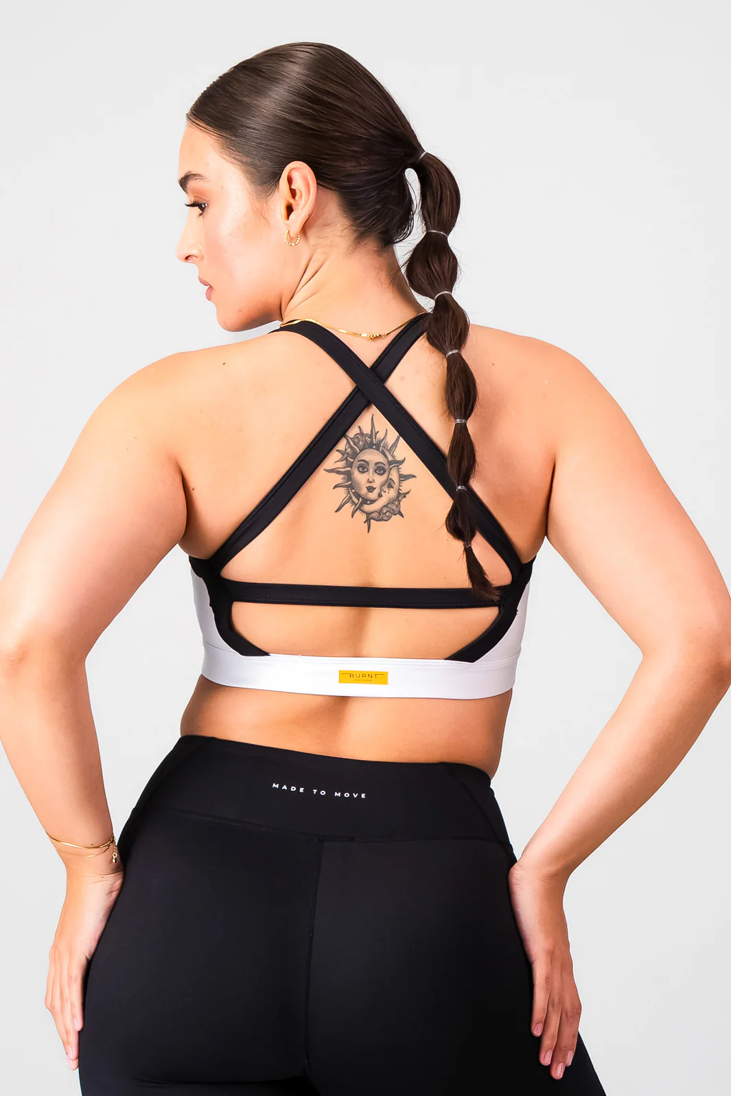 Milan Sports Bra - White - Image 3
