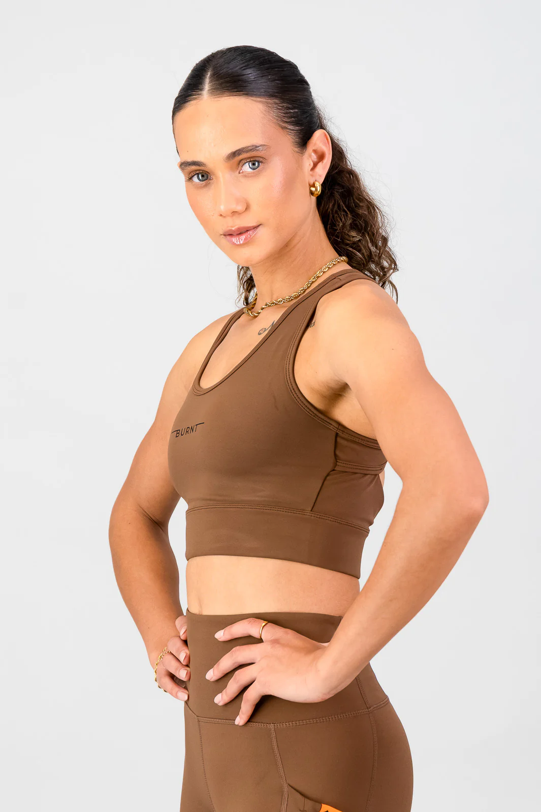 Momentum Sports Bra - Clay - Image 4