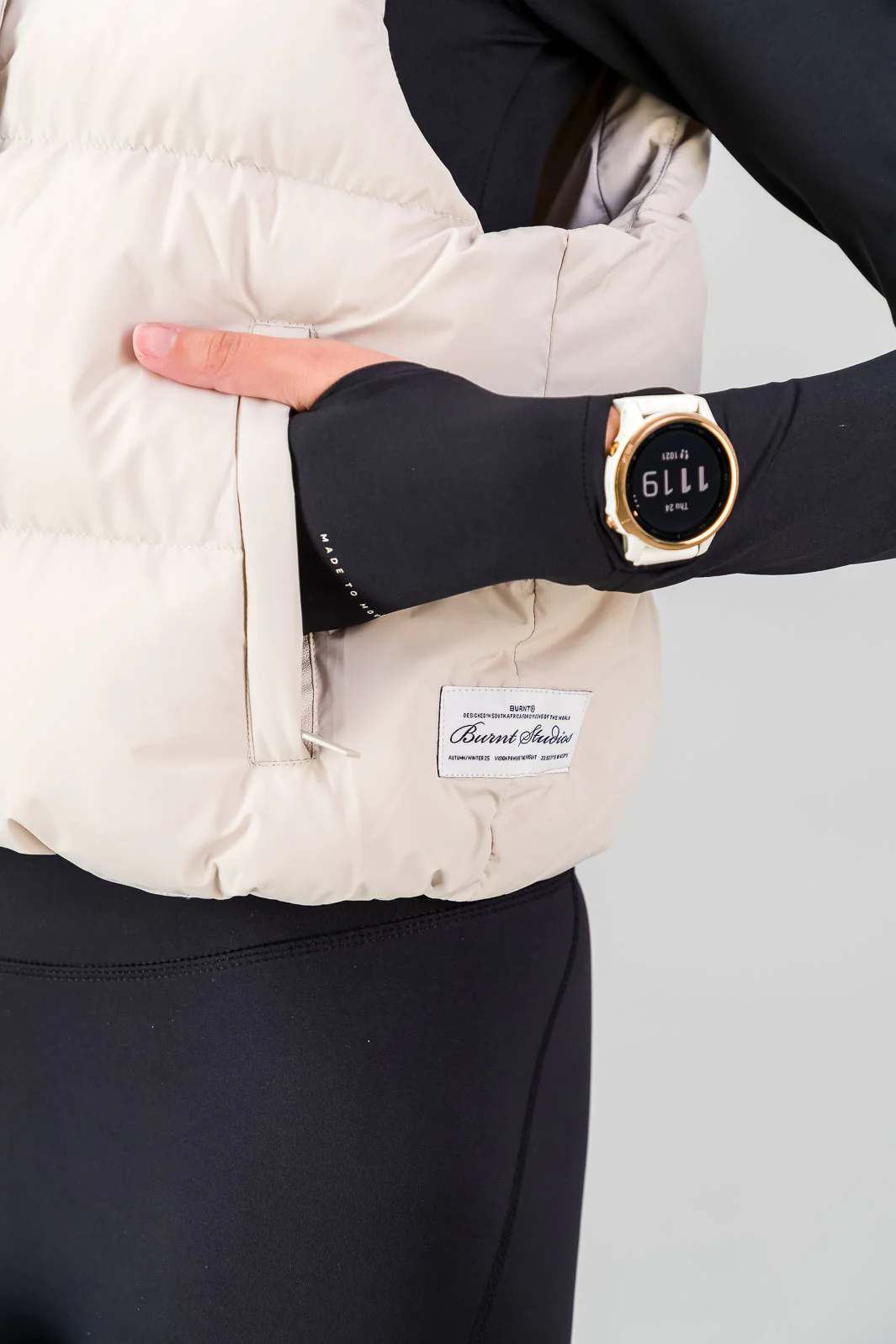 Montana THERMOLITE® Puffer Gilet - Cream - Image 10