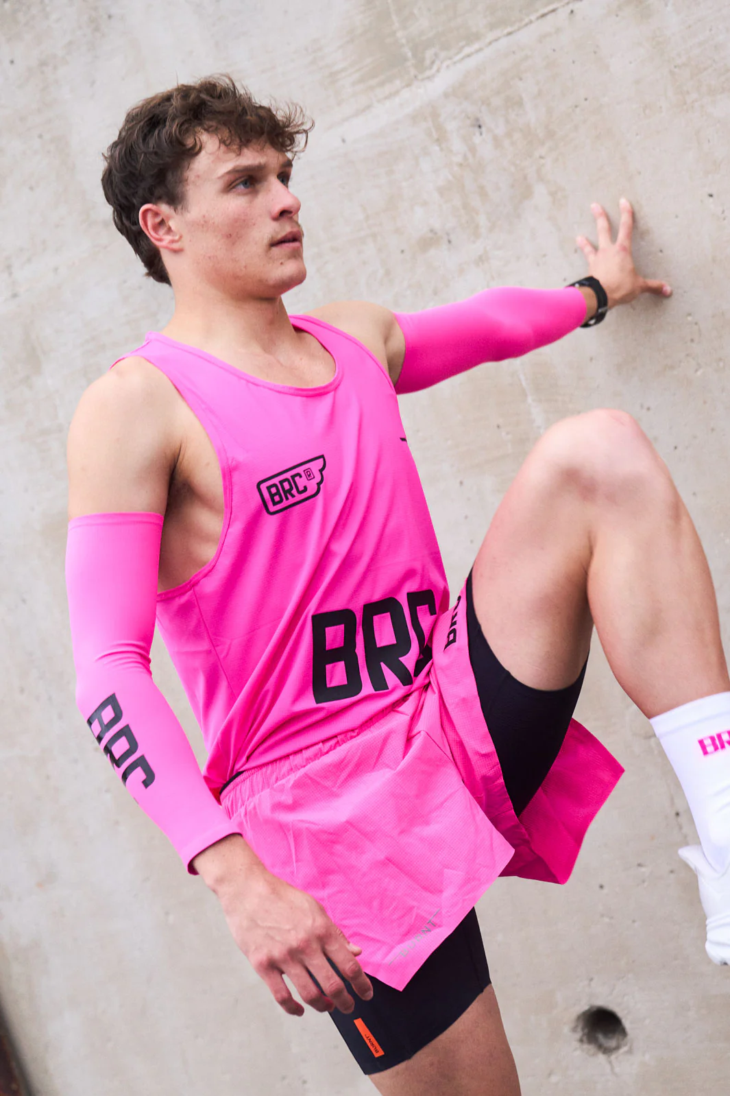 Pro Run Sleeves - Electric Pink - Image 7