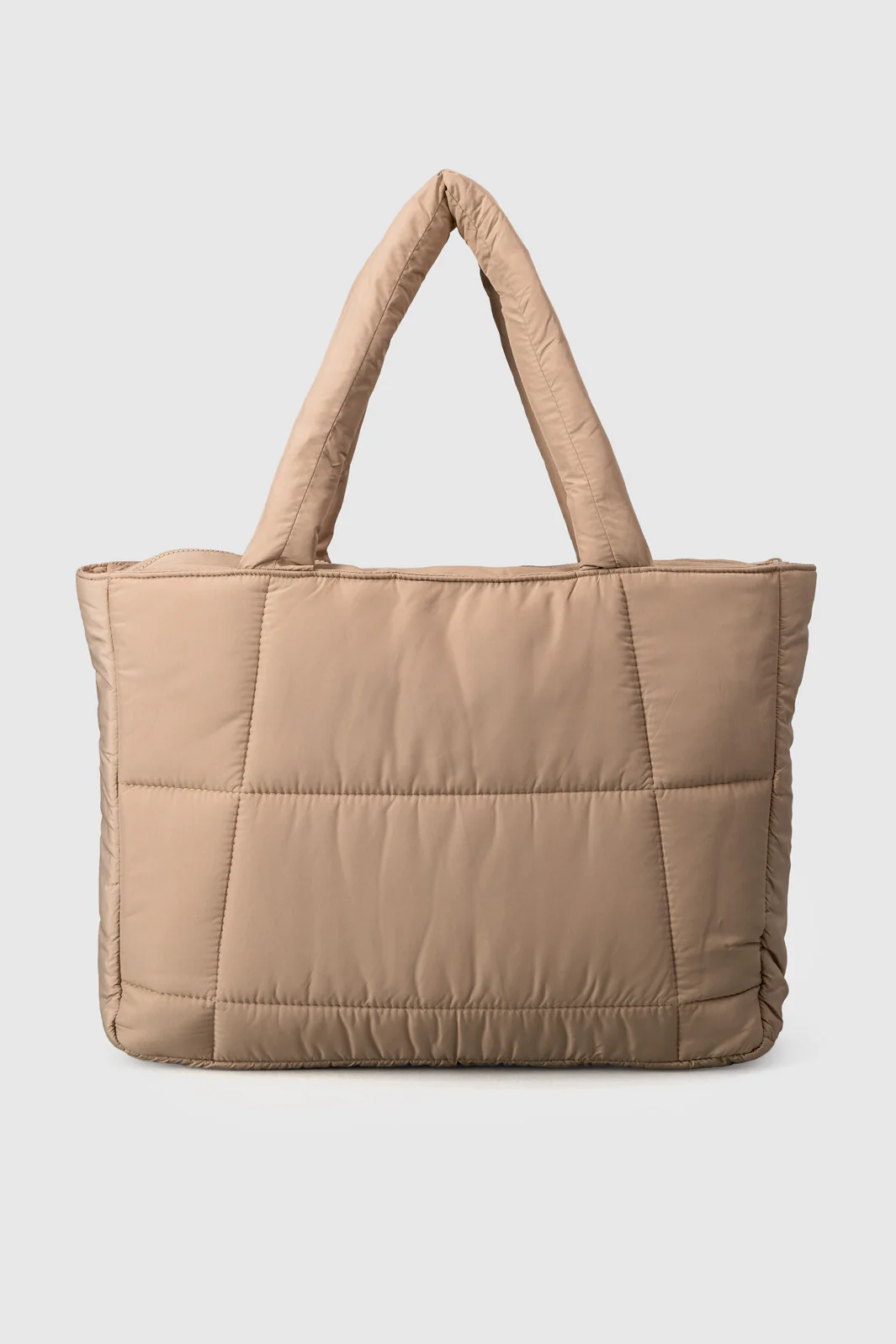 Quilted Tote Bag - Cashew - Image 2