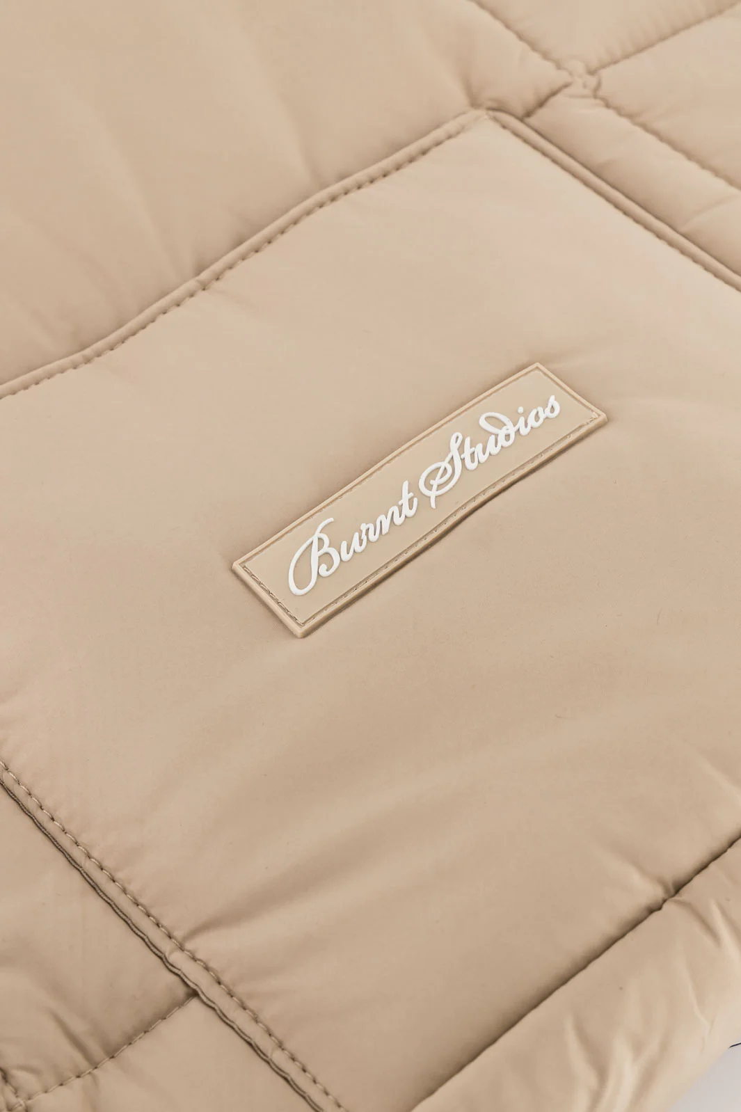 Quilted Tote Bag - Cashew - Image 3