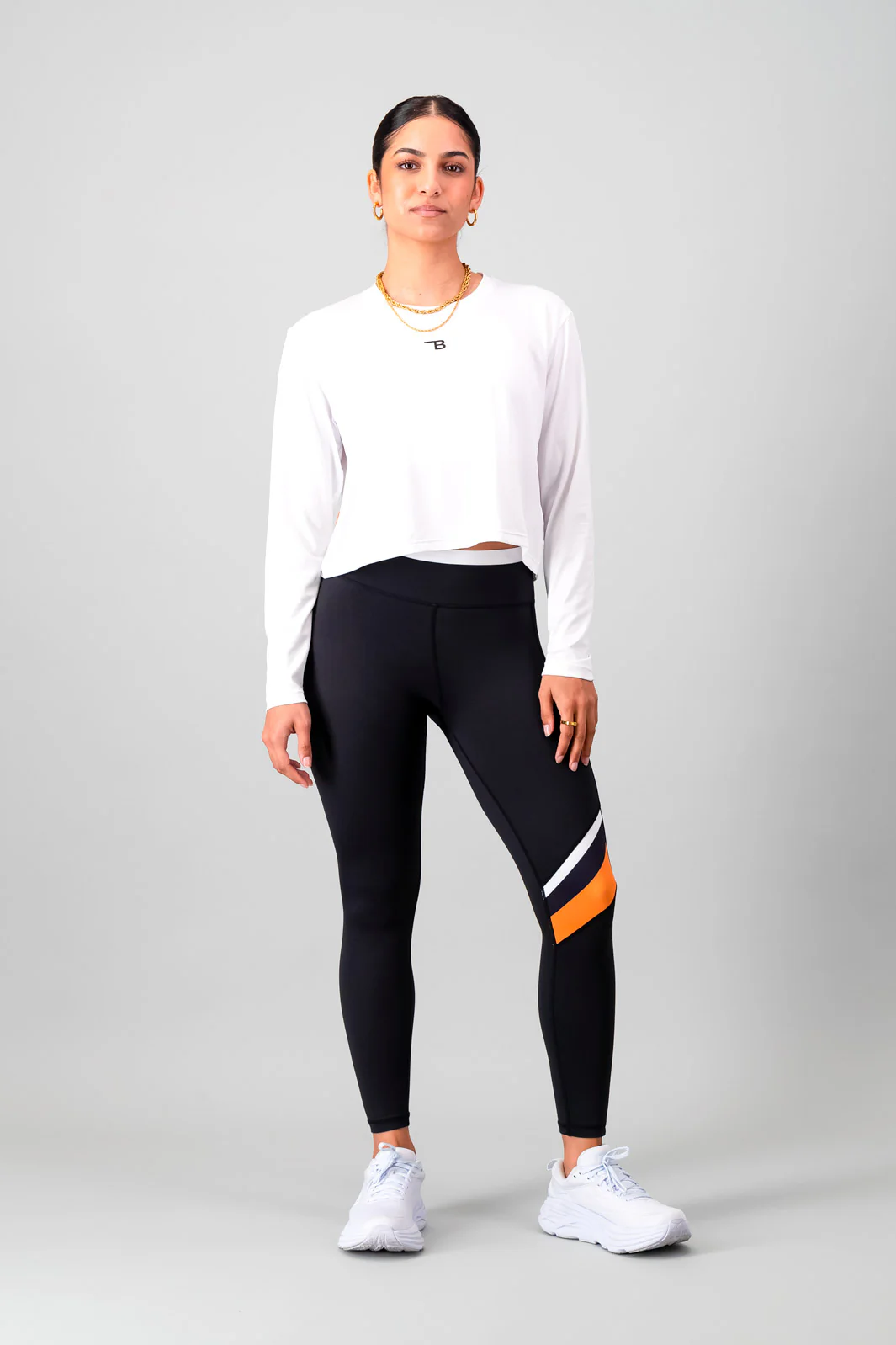 Relay Relaxed Long Sleeve - White - Image 5