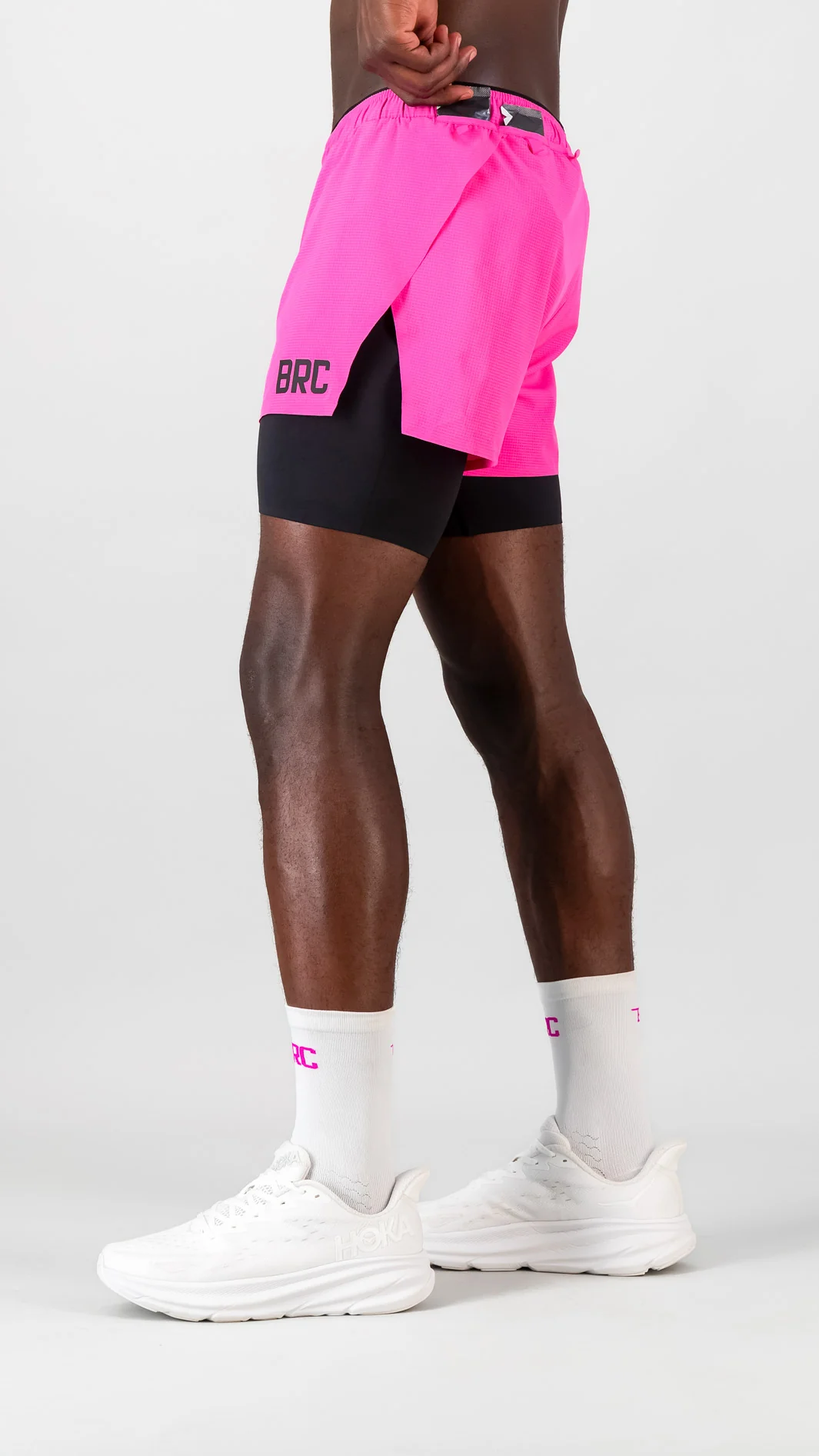 SprintRacer Men's 2-in-1 Pro Short - Electric Pink - Image 3
