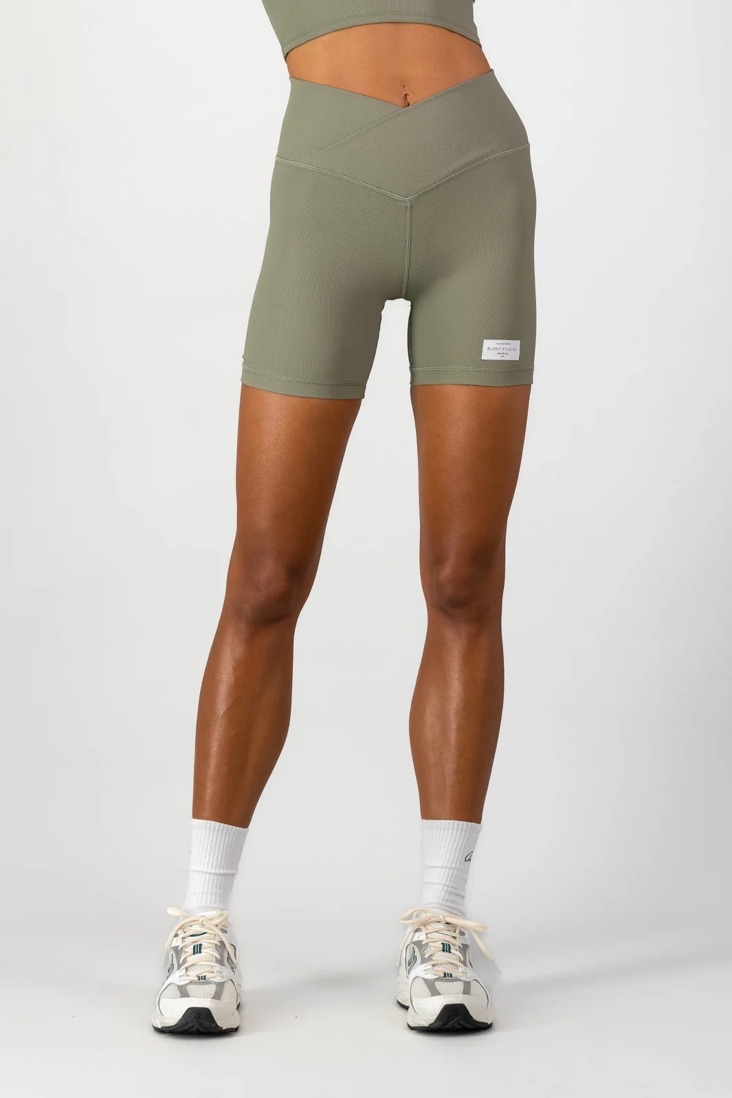 Stile Di Vita Rib Short - Sage - Image 5