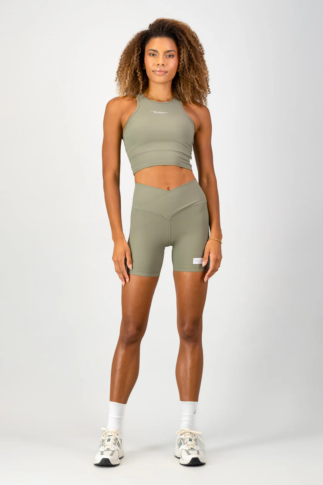 Stile Di Vita Rib Short - Sage - Image 7
