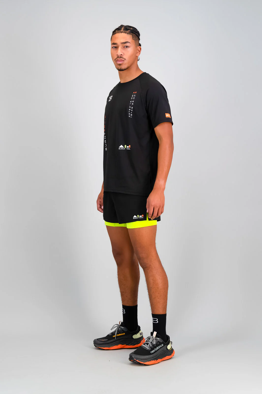 Summit Men's Run Tee - Black - Image 4