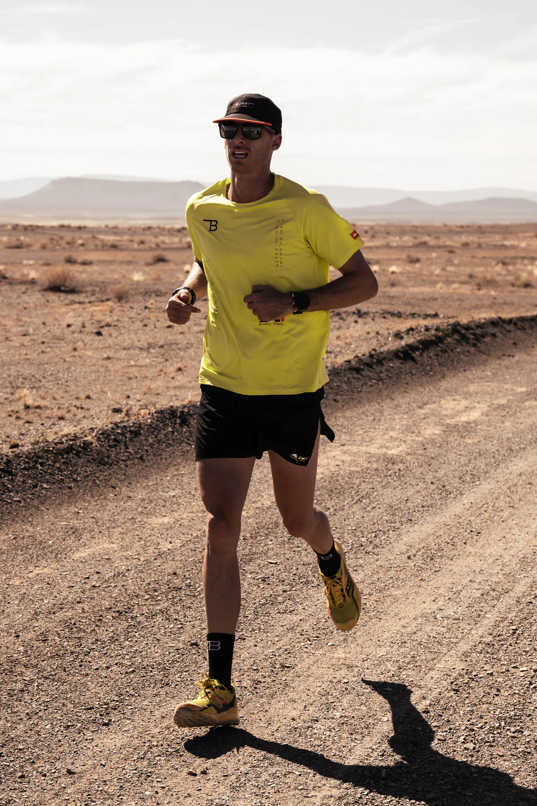 Summit Men's Run Tee - Lime - Image 6