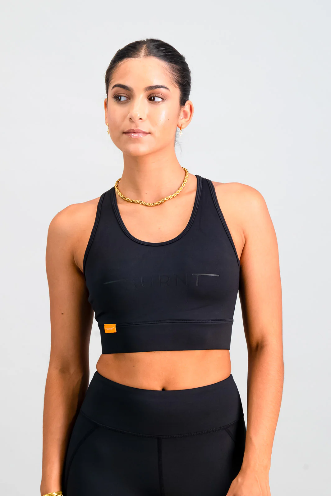 The Essential Sports Bra - Black - Image 3