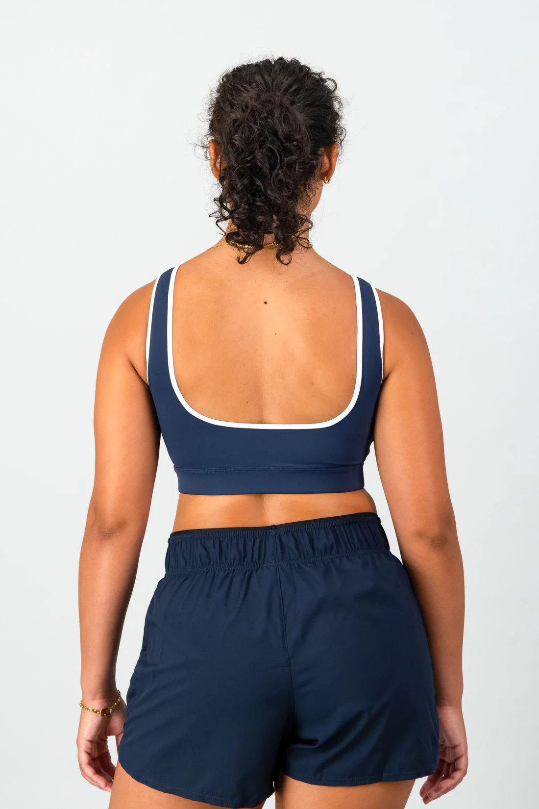 Trophy Bra - Navy & White - Image 2
