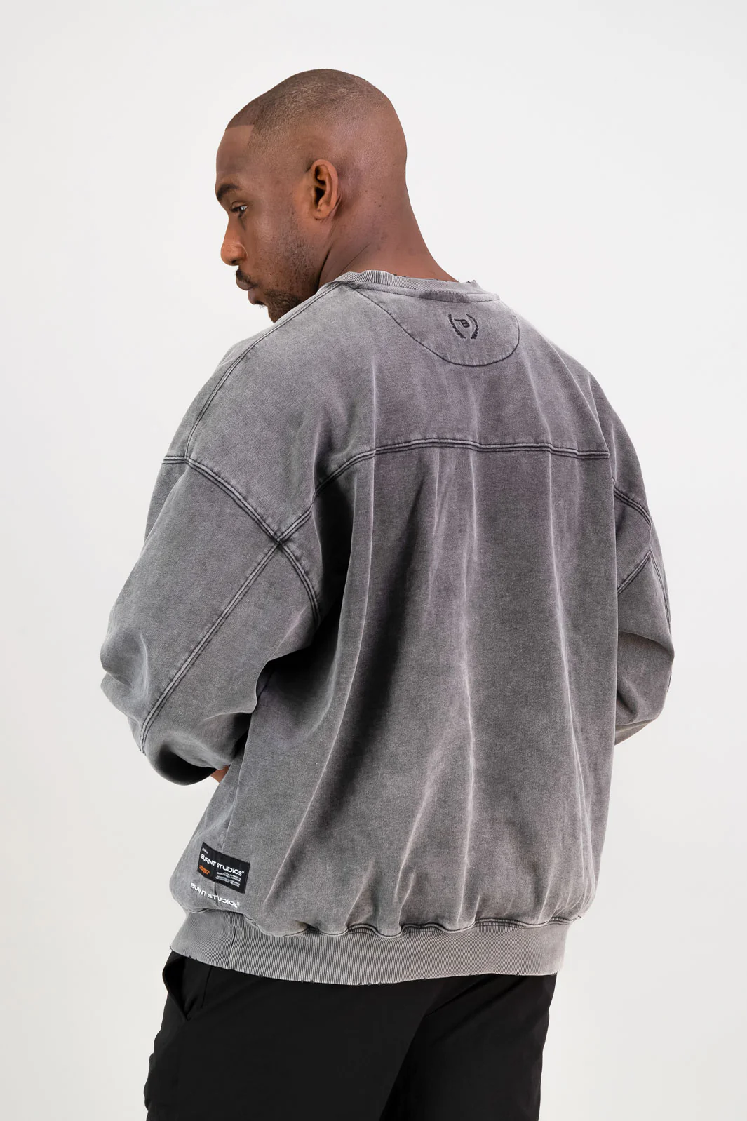 Ultra Heavy Crew Top - Acid Black - Image 2