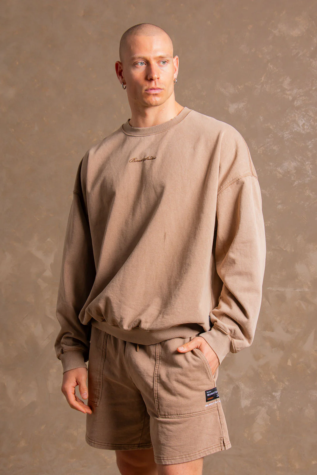 Ultra Heavy Crew Top - Brown - Image 6
