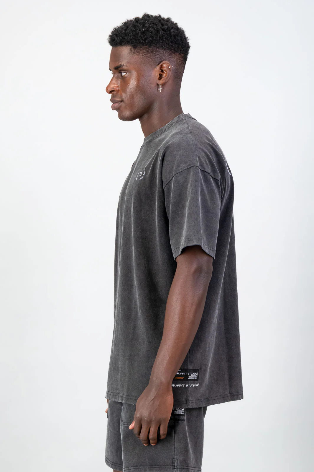 Ultra Heavy Oversized Tee - Acid Black - Image 3