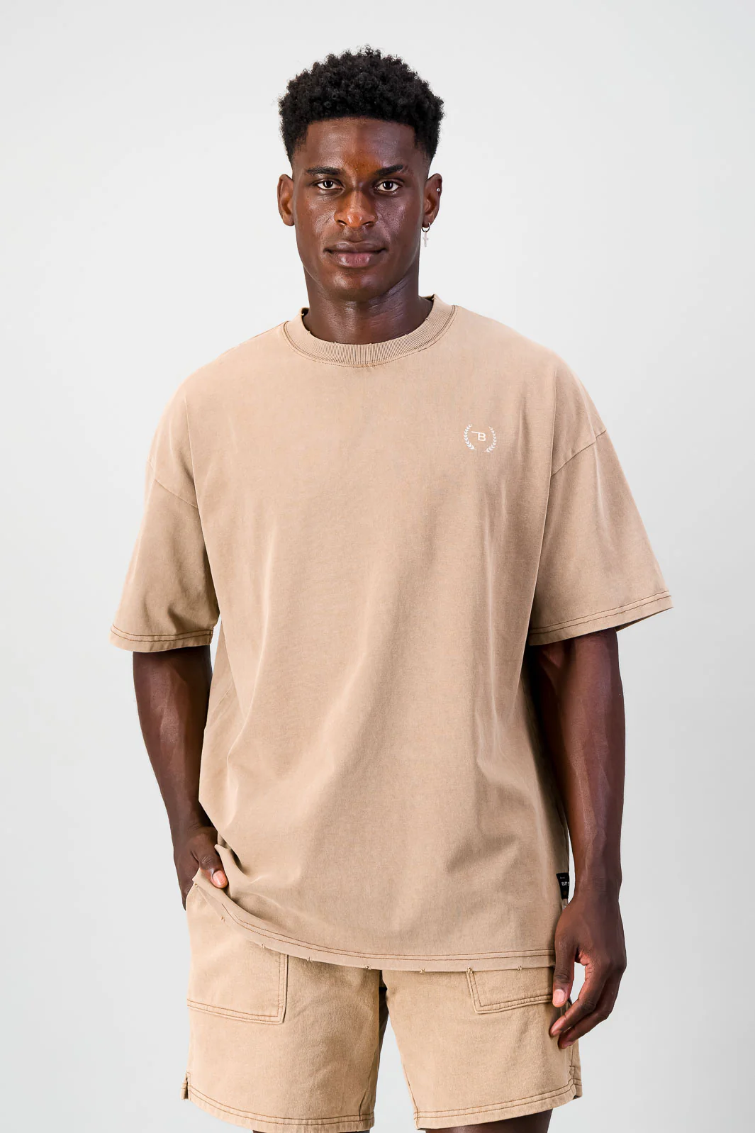 Ultra Heavy Oversized Tee - Brown