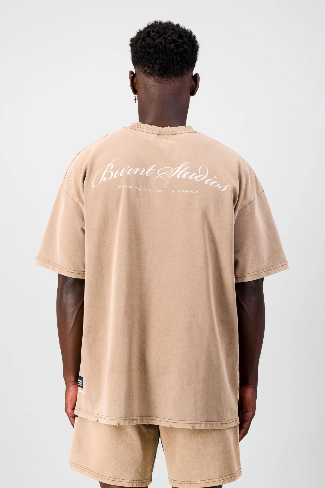 Ultra Heavy Oversized Tee - Brown - Image 3