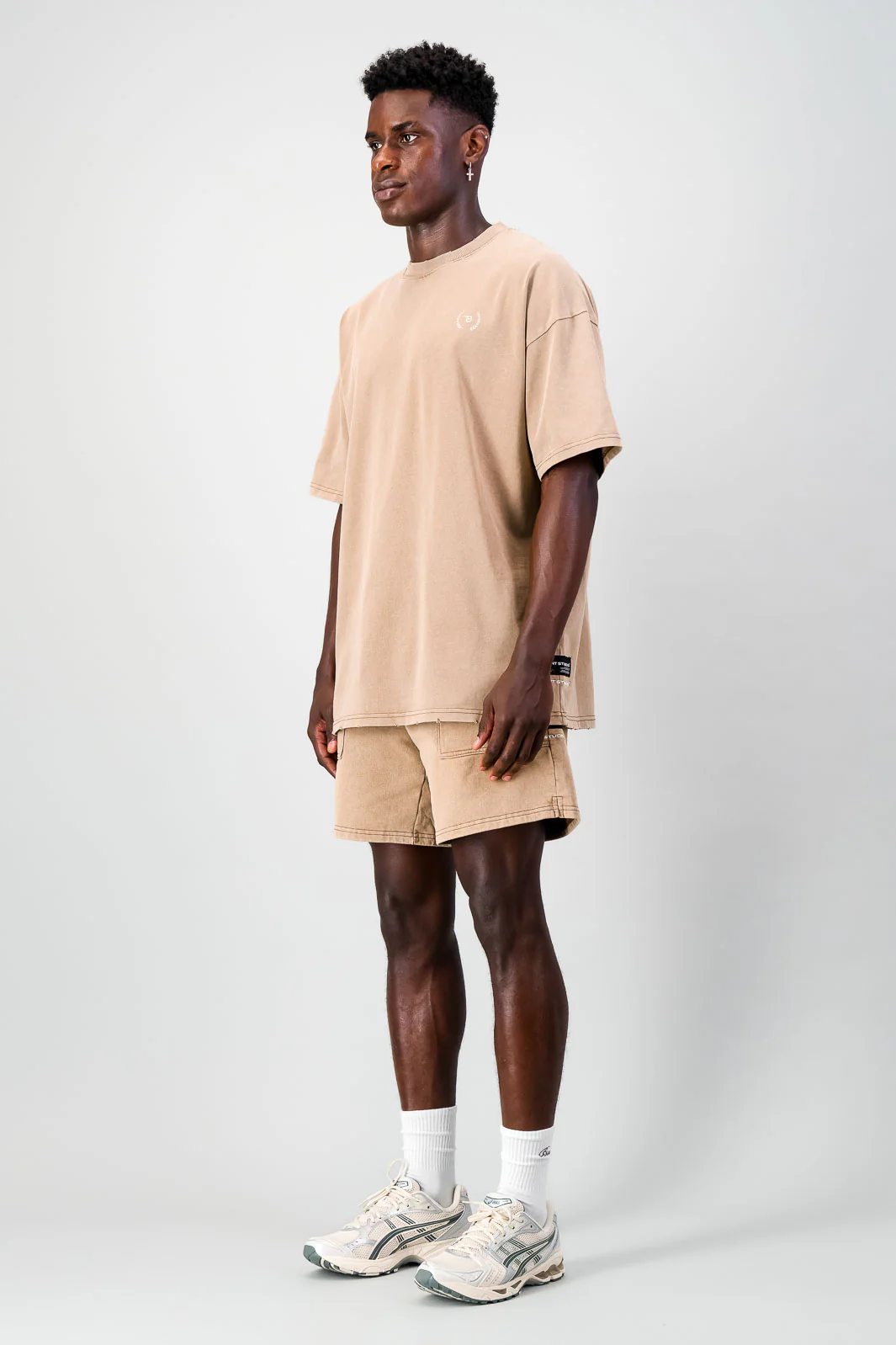 Ultra Heavy Oversized Tee - Brown - Image 4