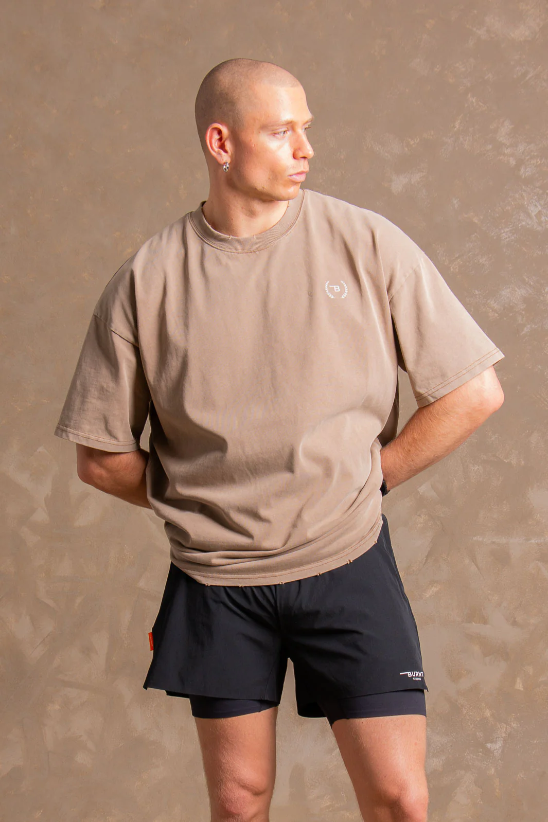 Ultra Heavy Oversized Tee - Brown - Image 7
