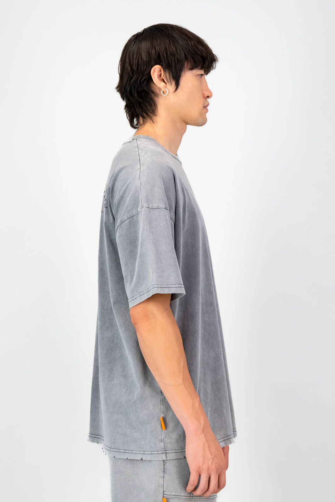 Ultra Heavy Oversized Tee - Light Grey - Image 4