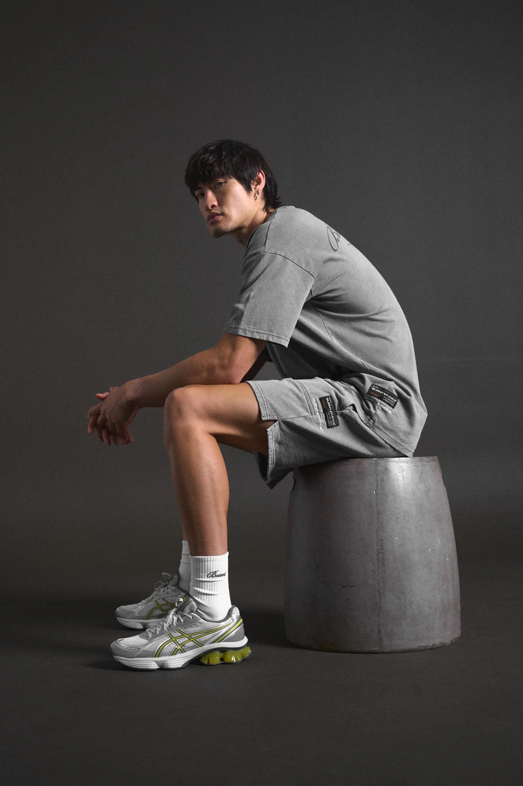 Ultra Heavy Oversized Tee - Light Grey - Image 6