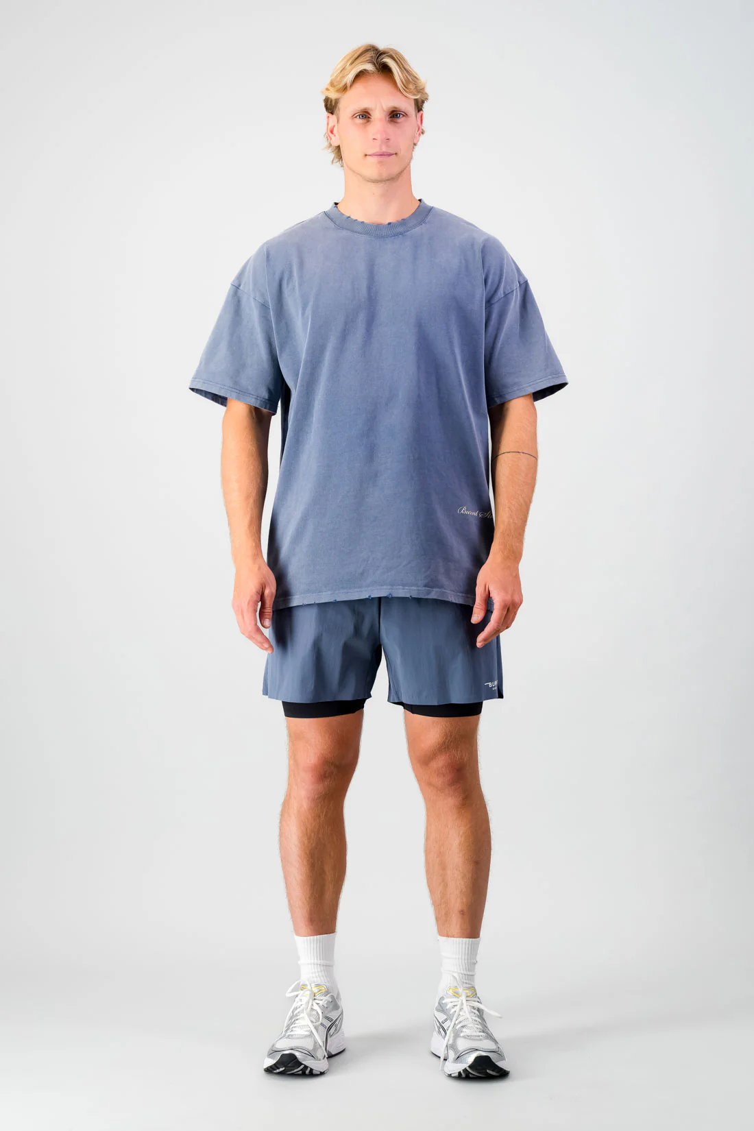 Ultra Heavy Tee - Washed Blue - Image 4